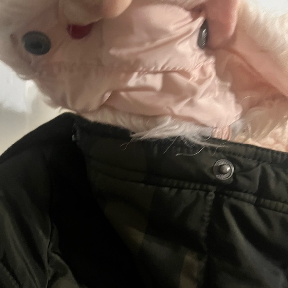 Abercrombie & Fitch Jacket Kids Camouflage Puffer Sherpa REMOVABLE HOOD UNISEX - Picture 5 of 9